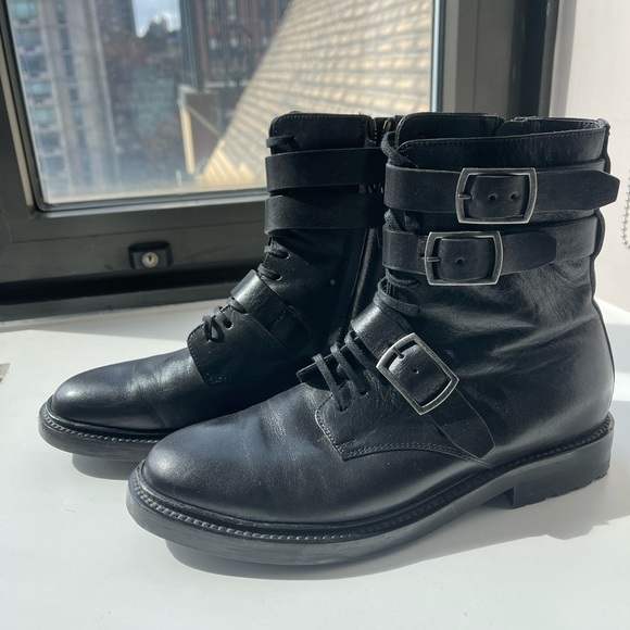 Saint Laurent 38.5 combat boots in great used condition - Picture 3 of 8